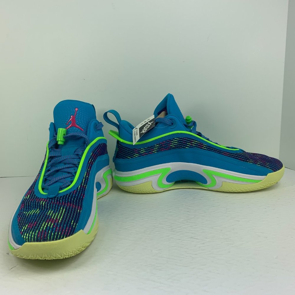 Nike Air Jordan XXXVI 36 Low Luka PF Laser Blue Electric Green DN4195-430 - Picture 8 of 12